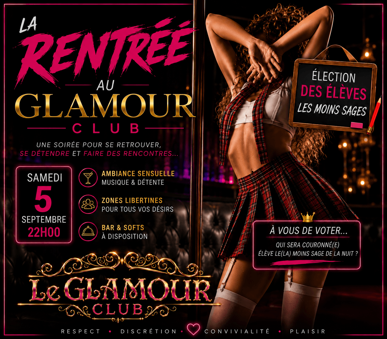 La Rentrée au Glamour Club